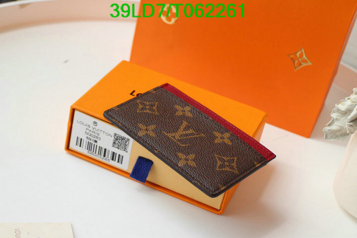 LV Bags-(Mirror)-Wallet-,Code: T062261,$: 39USD