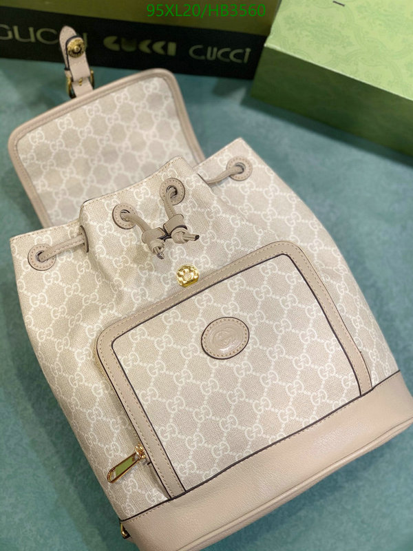 Gucci Bag-(4A)-Backpack-,Code: HB3560,$: 95USD