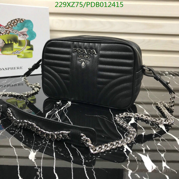 Prada Bag-(Mirror)-Diagonal-,Code: PDB012415,$:229USD