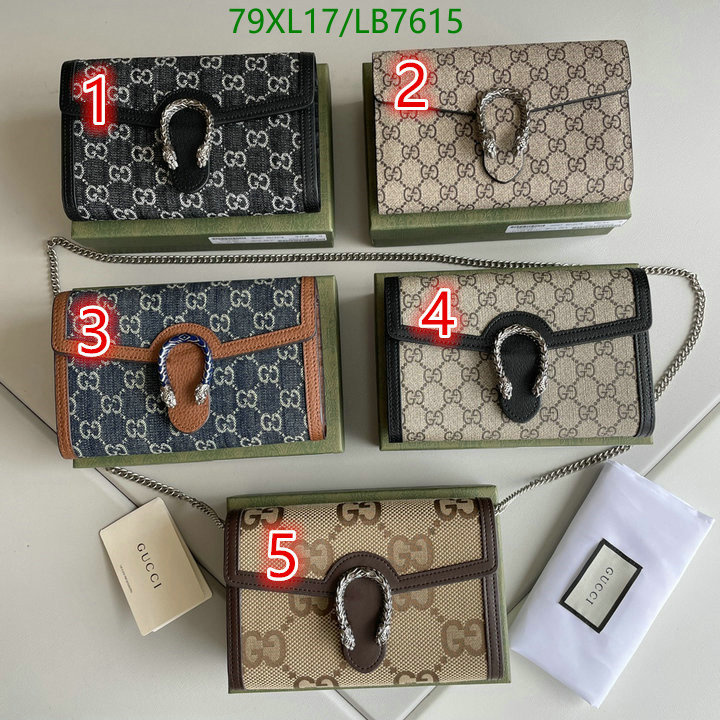 Gucci Bag-(4A)-Dionysus-,Code: LB7615,$: 79USD