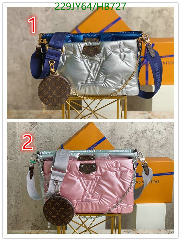 LV Bags-(Mirror)-New Wave Multi-Pochette-,Code: HB727,$: 229USD