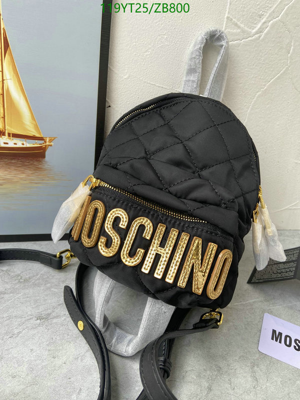 Moschino Bag-(Mirror)-Backpack-,Code: ZB800,