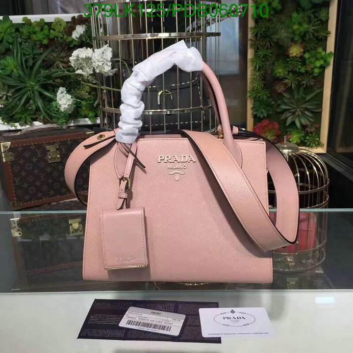 Prada Bag-(Mirror)-Handbag-,Code: PDB060710,$: 379USD