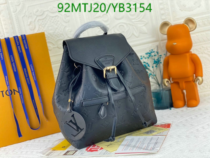 LV Bags-(4A)-Backpack-,Code: YB3154,$: 92USD