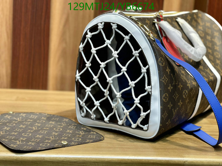 LV Bags-(4A)-Keepall BandouliRe 45-50-,Code: YB6674,$: 129USD