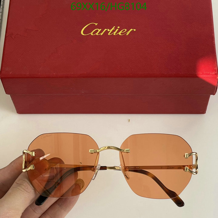 Glasses-Cartier, Code: HG8104,$: 69USD