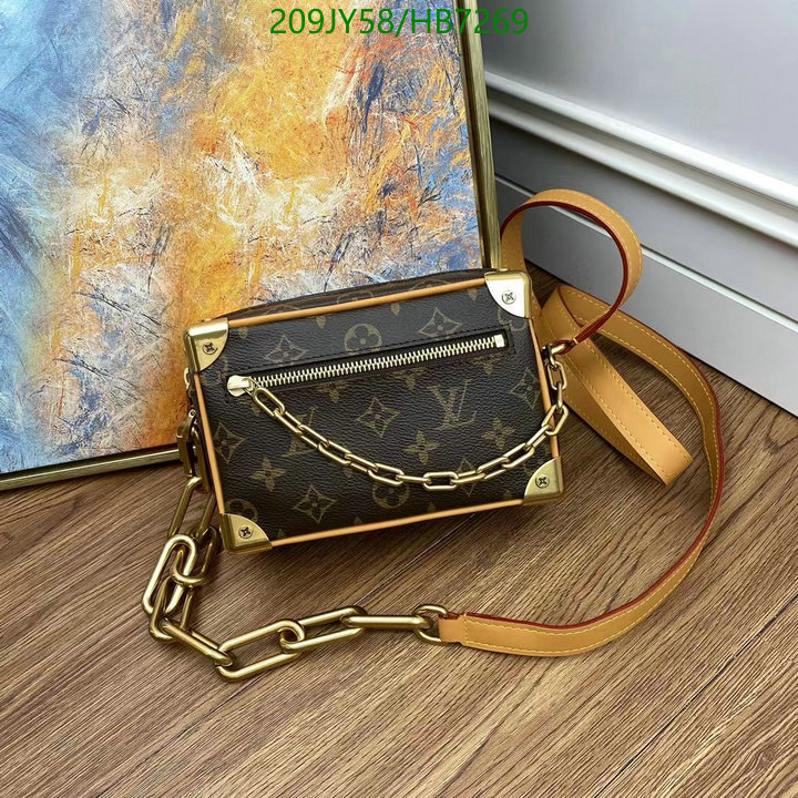 LV Bags-(Mirror)-Petite Malle-,Code: HB7269,$: 209USD