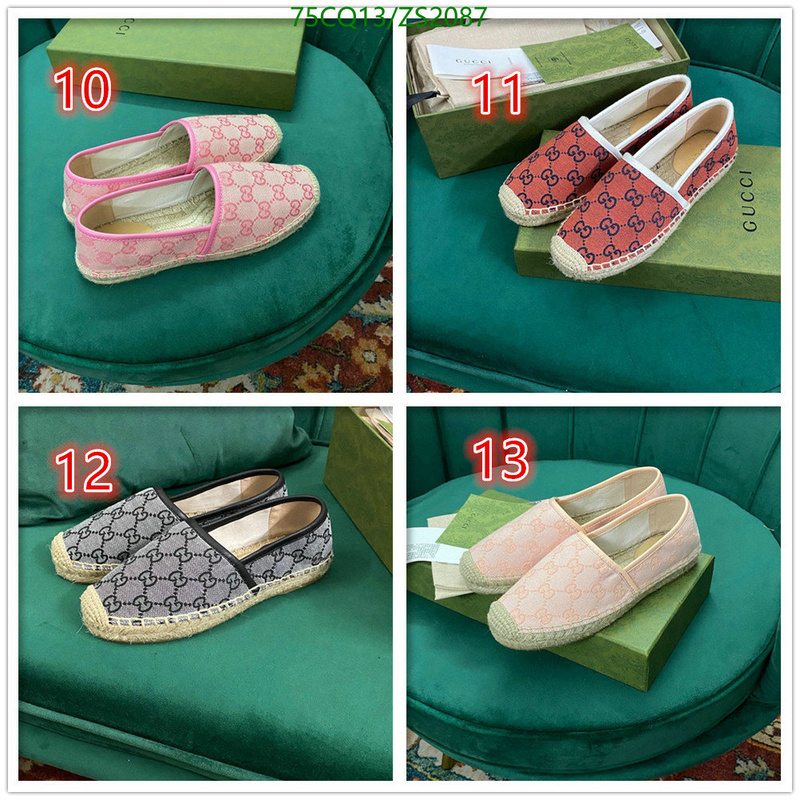 Women Shoes-Gucci, Code: ZS2087,$: 75USD