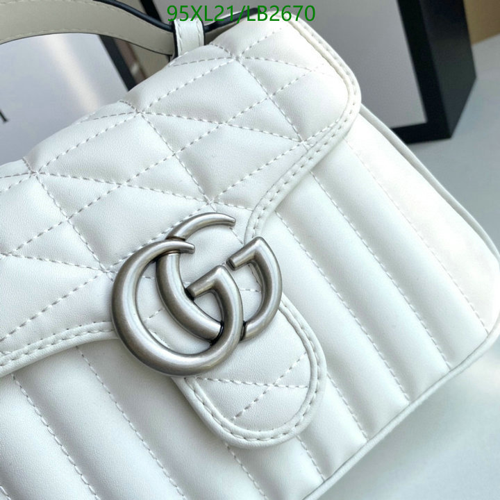 Gucci Bag-(4A)-Marmont,Code: LB2670,$: 95USD