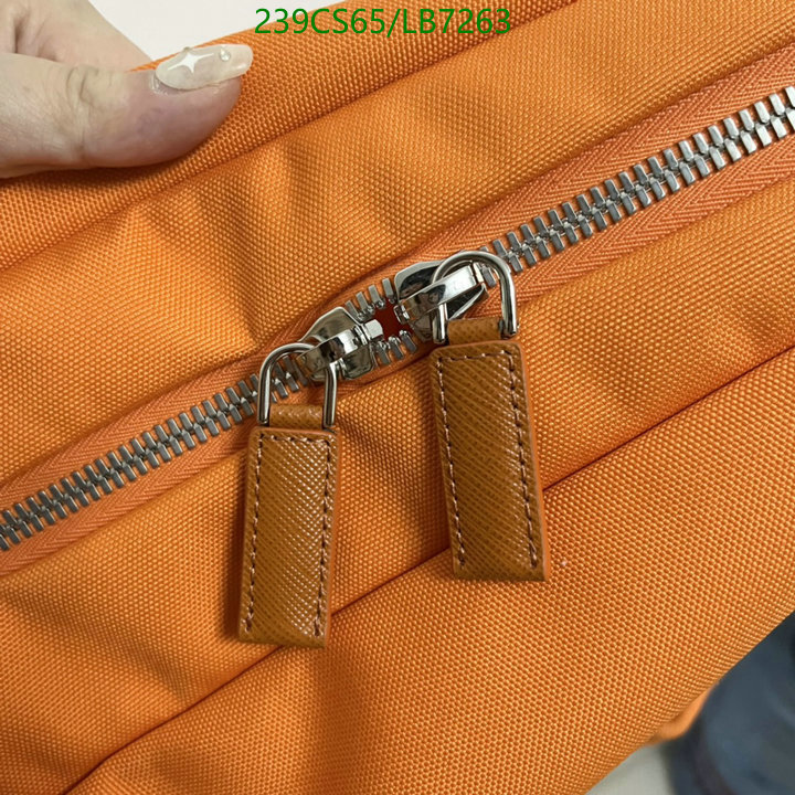 Prada Bag-(Mirror)-Handbag-,Code: LB7263,$: 239USD