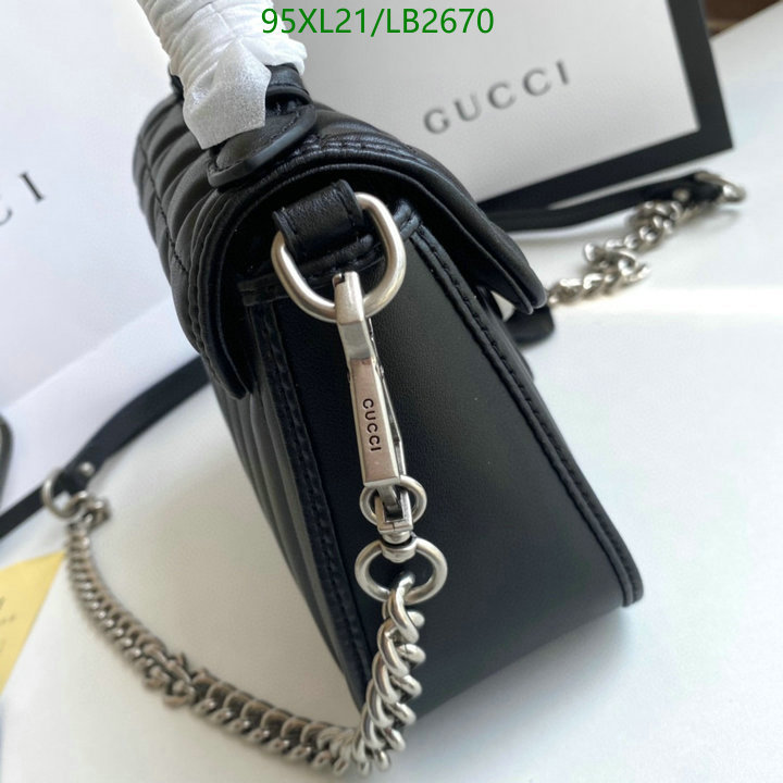 Gucci Bag-(4A)-Marmont,Code: LB2670,$: 95USD