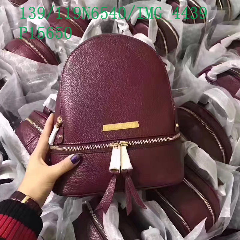 Michael Kors Bag-(Mirror)-Backpack-,Code: MSB122302,$: 139USD