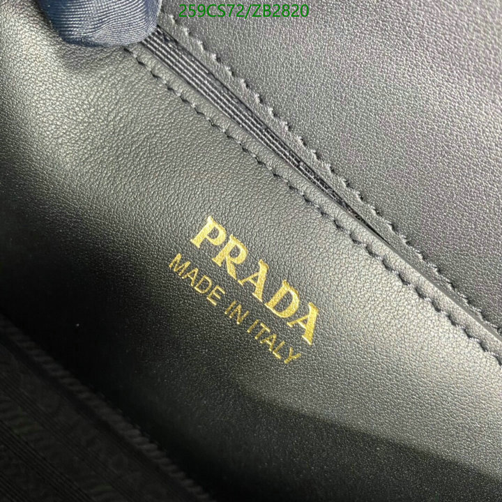 Prada Bag-(Mirror)-Diagonal-,Code: ZB2820,$: 259USD