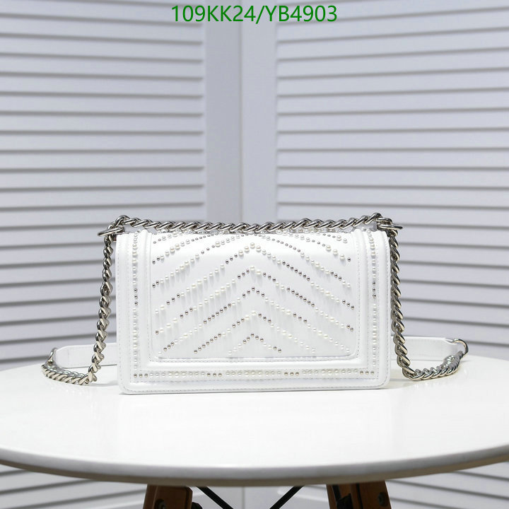 Chanel Bags ( 4A )-Le Boy,Code: YB4903,$: 109USD