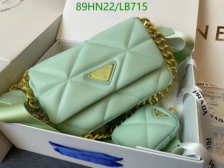 Prada Bag-(4A)-Diagonal-,Code: LB715,$: 89USD