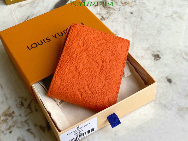 LV Bags-(Mirror)-Wallet-,Code: ZT2934,$: 79USD