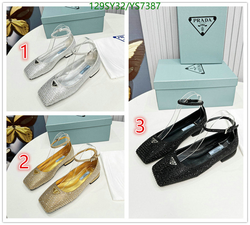 Women Shoes-Prada, Code: YS7387,$: 129USD