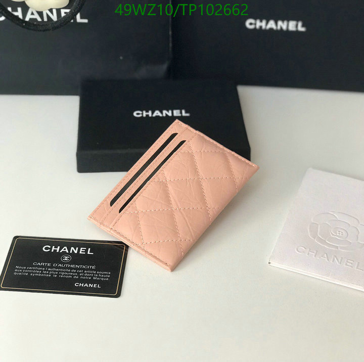 Chanel Bags ( 4A )-Wallet-,Code: TP102662,$: 49USD