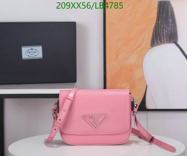 Prada Bag-(Mirror)-Diagonal-,Code: LB4785,$: 209USD