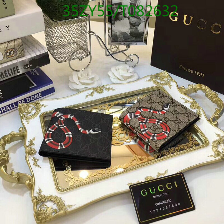 Gucci Bag-(4A)-Wallet-,Code: T082632,$:35USD