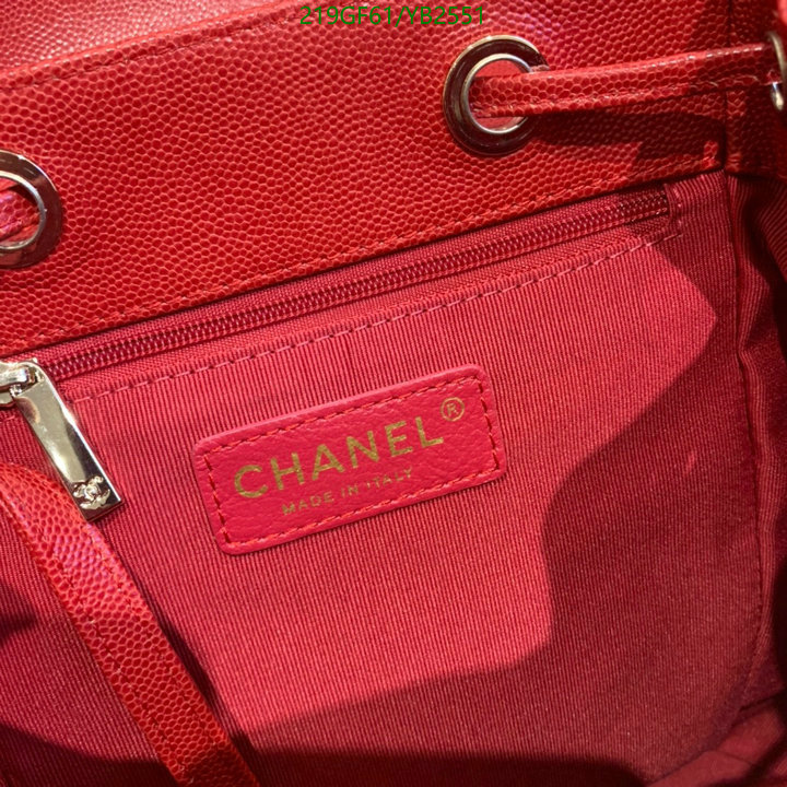 Chanel Bags -(Mirror)-Backpack-,Code: YB2551,$: 219USD