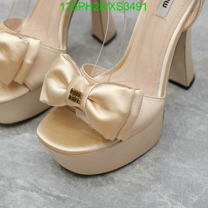 Women Shoes-Miu Miu, Code: XS3491,$: 125USD