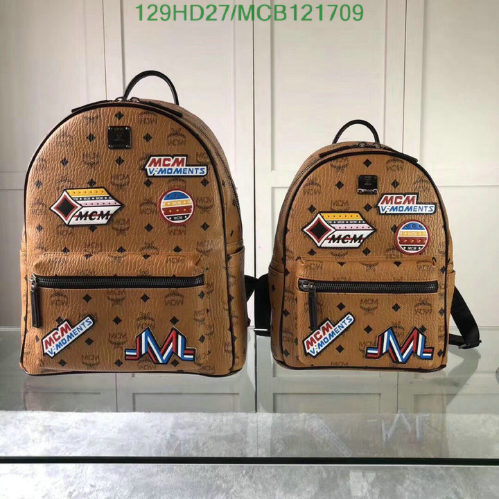 MCM Bag-(Mirror)-Backpack-,Code: MCB121709,$: 129USD