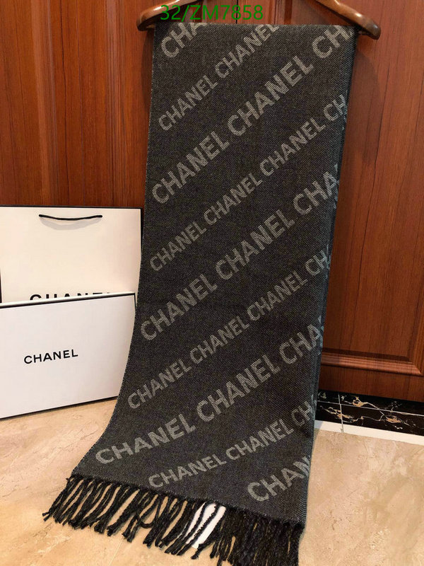 Scarf-Chanel, Code: ZM7858,$: 32USD