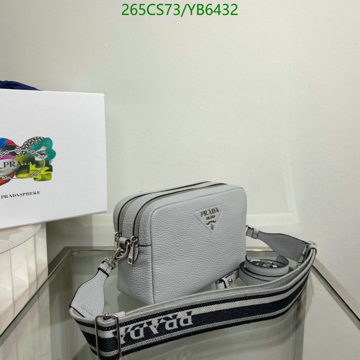 Prada Bag-(Mirror)-Diagonal-,Code: YB6432,$: 265USD