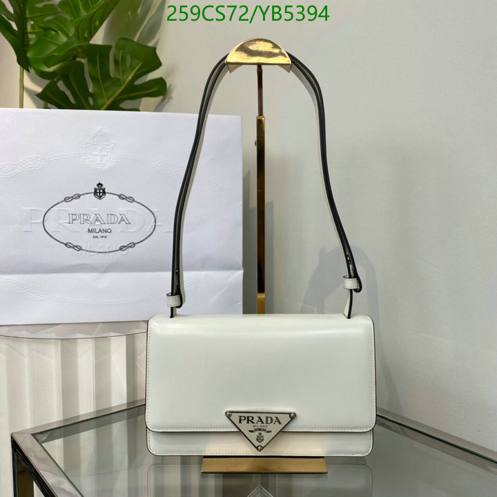 Prada Bag-(Mirror)-Diagonal-,Code: YB5394,$: 259USD