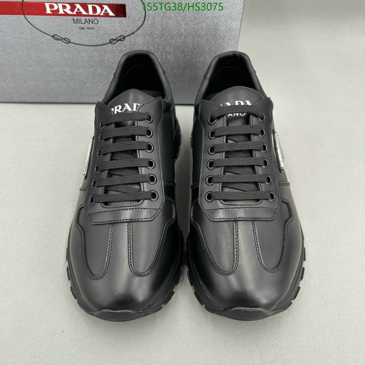 Men shoes-Prada, Code: HS3075,$: 155USD