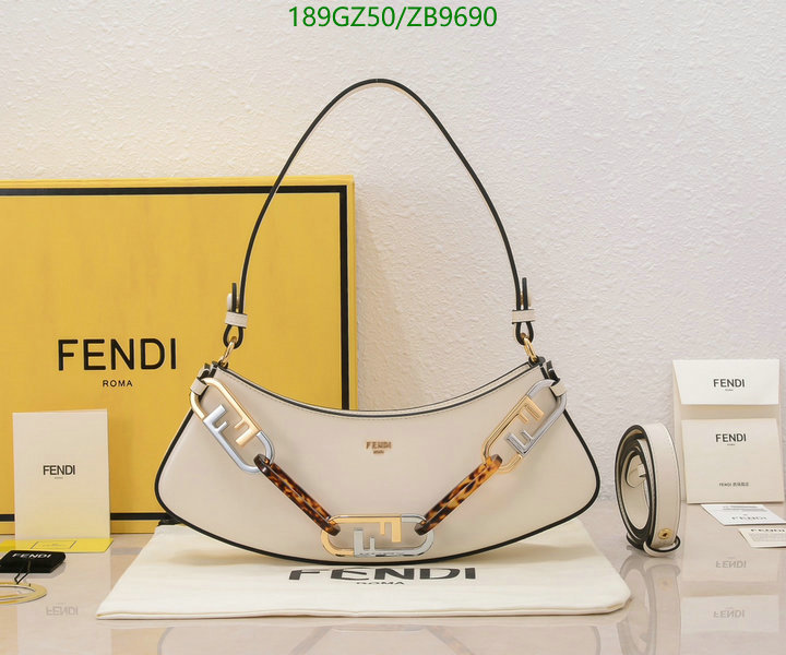 Fendi Bag-(Mirror)-Handbag-,Code: ZB9690,$: 189USD