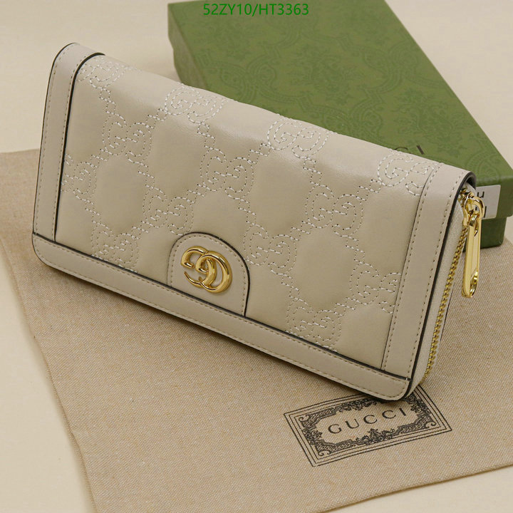 Gucci Bag-(4A)-Wallet-,Code: HT3363,$: 52USD