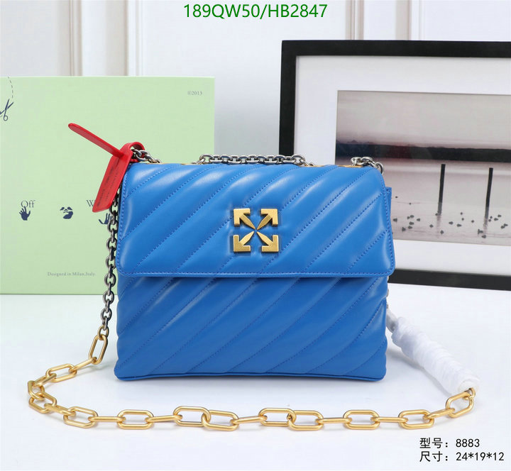 Off-White Bag-(Mirror)-Diagonal-,Code: HB2847,$: 189USD