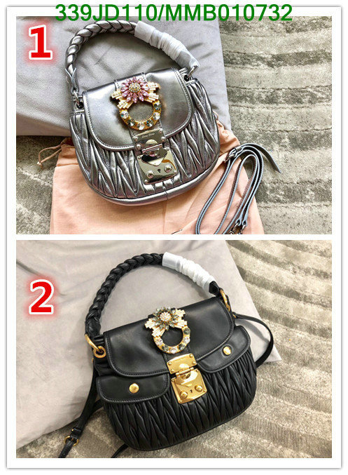 Miu Miu Bag-(Mirror)-Handbag-,Code: MMB010732,$: 339USD