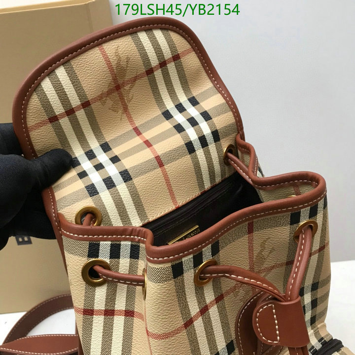 Burberry Bag-(Mirror)-Backpack-,Code: YB2154,$: 179USD