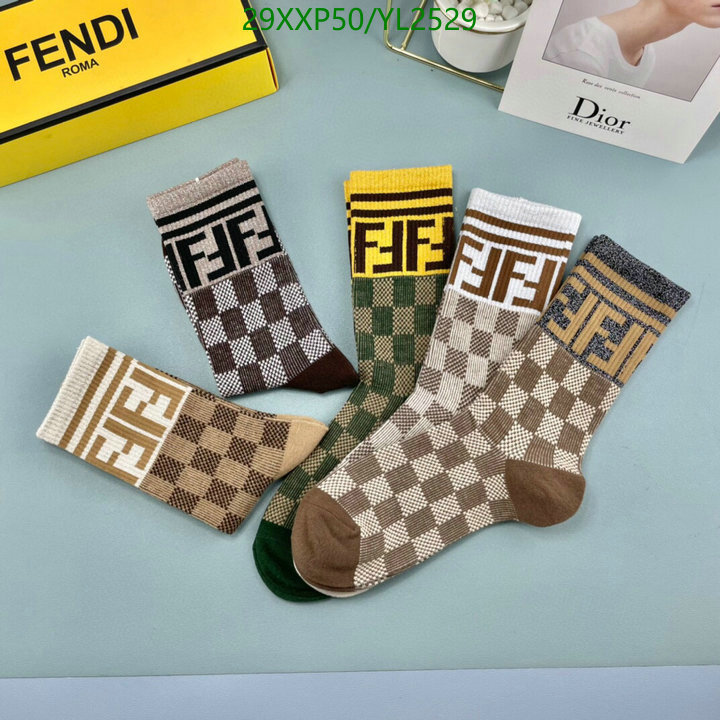 Sock-Fendi, Code: YL2529,$: 29USD