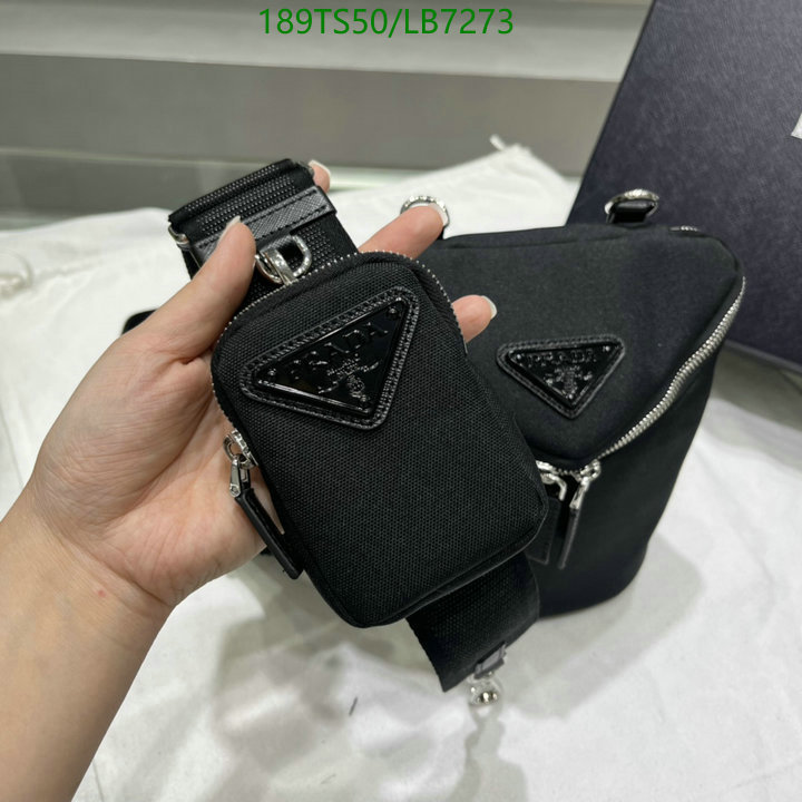 Prada Bag-(Mirror)-Diagonal-,Code: LB7273,$: 189USD