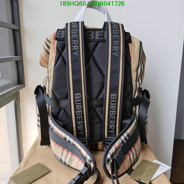 Burberry Bag-(Mirror)-Backpack-,Code: BBB041726,$: 189USD