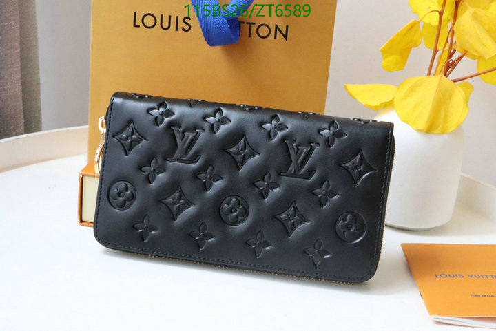 LV Bags-(Mirror)-Wallet-,Code: ZT6589,$: 115USD