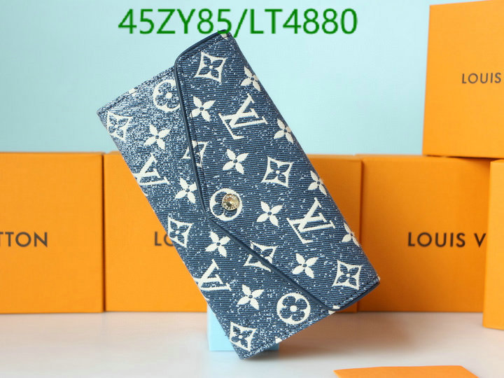 LV Bags-(4A)-Wallet-,Code: LT4880,$: 45USD