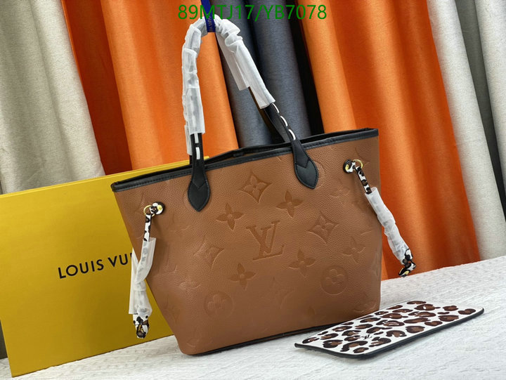 LV Bags-(4A)-Neverfull-,Code: YB7078,$: 89USD