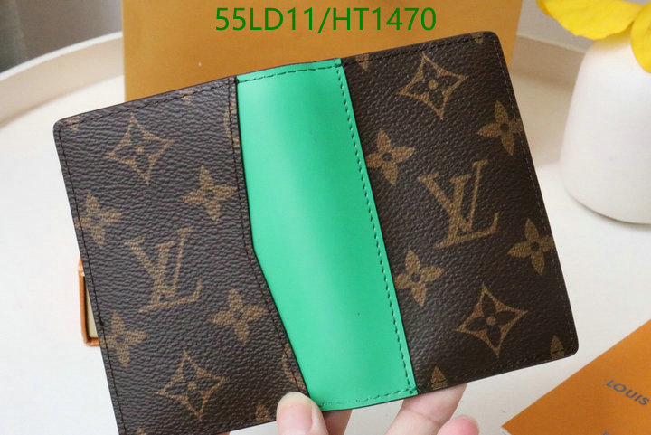 LV Bags-(Mirror)-Wallet-,Code: HT1470,$: 55USD