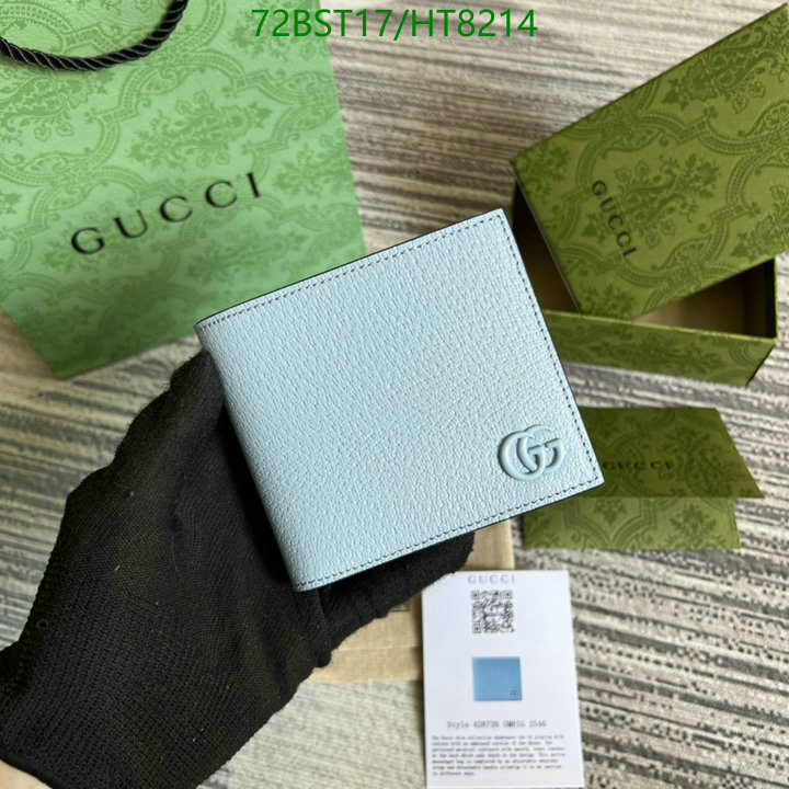 Gucci Bag-(Mirror)-Wallet-,Code: HT8214,$: 72USD