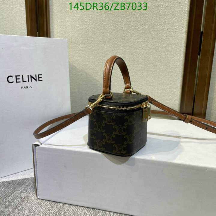 Celine Bag-(Mirror)-Diagonal-,Code: ZB7033,$: 145USD