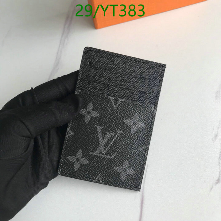 LV Bags-(4A)-Wallet-,Code: YT383,$: 29USD