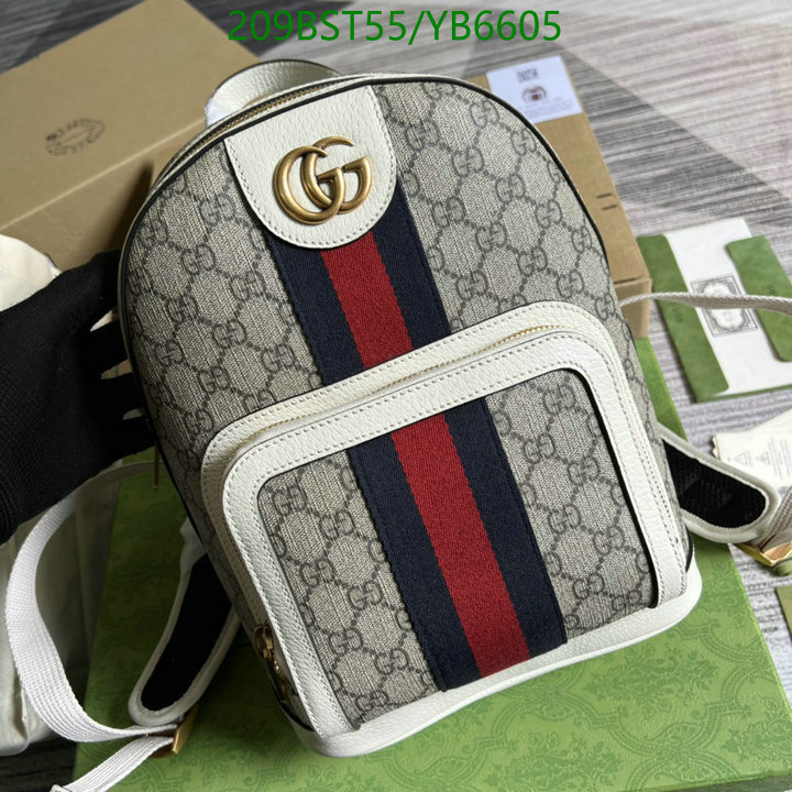 Gucci Bag-(Mirror)-Backpack-,Code: YB6605,$: 209USD