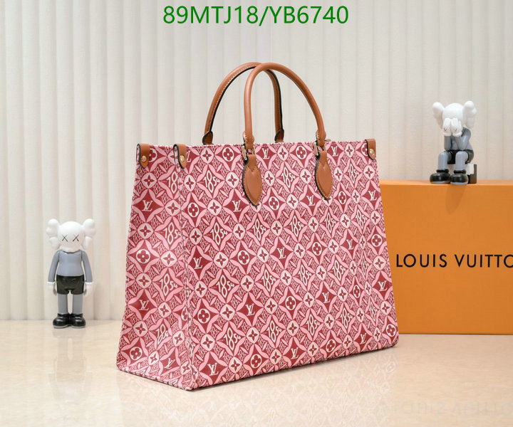 LV Bags-(4A)-Handbag Collection-,Code: YB6740,$: 89USD