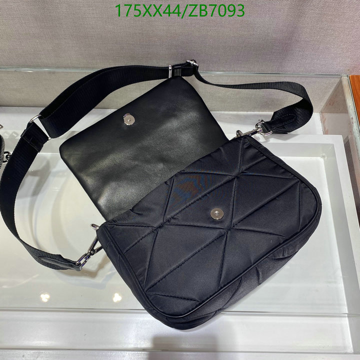 Prada Bag-(Mirror)-Diagonal-,Code: ZB7093,$: 175USD
