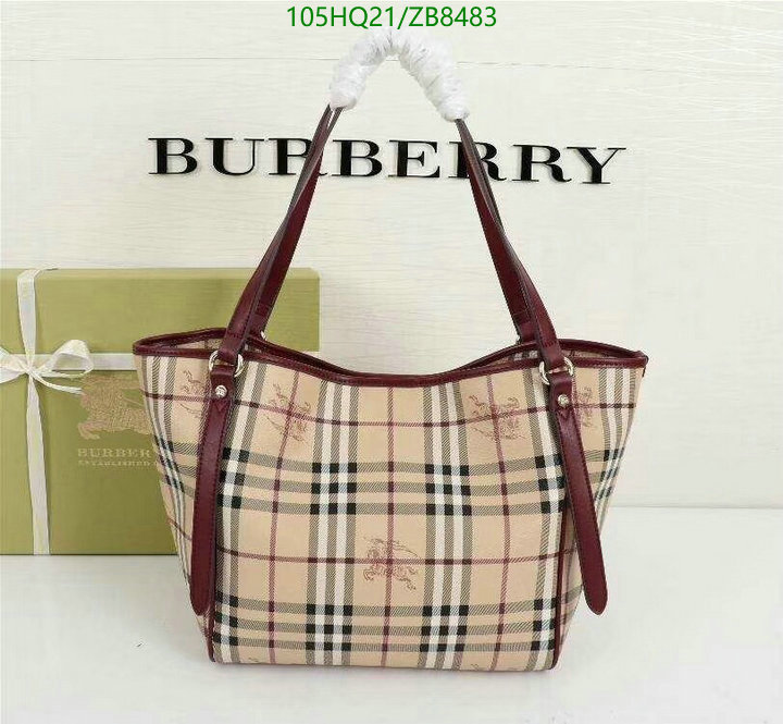 Burberry Bag-(4A)-Handbag-,Code: ZB8483,$: 105USD